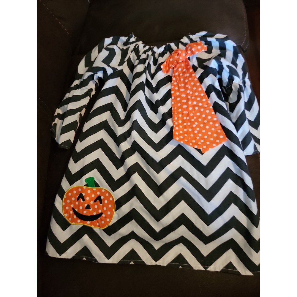 Boutique Halloween pumpkin dress size 3XL fits like 6 7